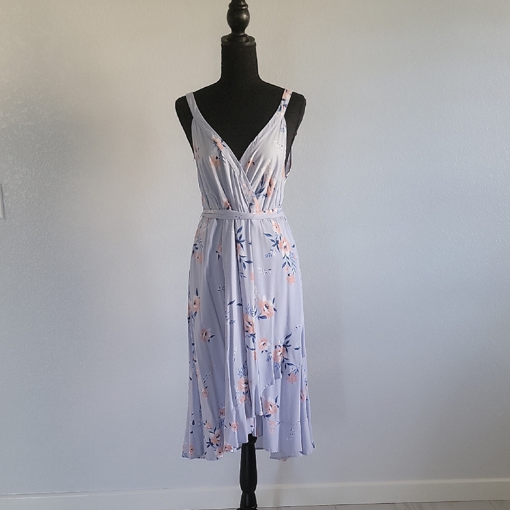 Torrid Lavender Floral Midi Dress